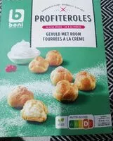 Mängden socker i Profiteroles fourrées à la crème