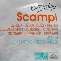 Mängden socker i Scampi