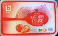 Mängden socker i Boni crème glacée fraise