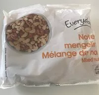 Mängden socker i Mélange de noix