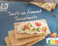 Mängden socker i Toasts au froment