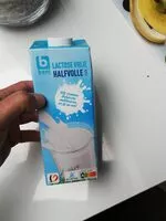 Mängden socker i Lait sans lactose demi-écrémé