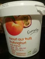 Mängden socker i Yaourt aux fruits everyday
