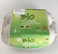 Mängden socker i Oeufs de poules élevées en plein air