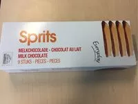 Mängden socker i Sprits - Chocolat au lait