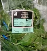 Mängden socker i Épinards