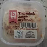 Mängden socker i Salade de viande