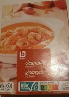 Mängden socker i Scampi diabolique