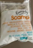 Mängden socker i Scampis