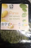 Mängden socker i Purée aux épinards