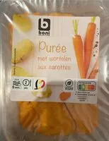 Mängden socker i Purée aux carottes