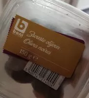 Mängden socker i Olives noires