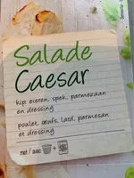 Mängden socker i Salade Caesar