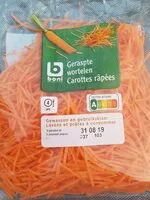 Mängden socker i Carottes râpées