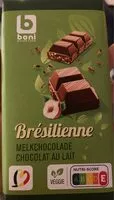 Mängden socker i Bresilienne chocolat au lait