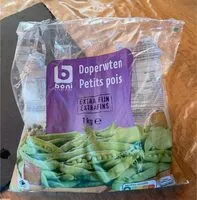 Mängden socker i Petits pois