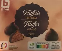 Mängden socker i Truffes