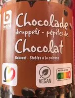 Mängden socker i Pepites de chocolat