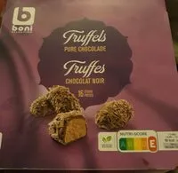 Mängden socker i Truffes chocolat noir