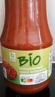 Mängden socker i Sauce bolognaise bio
