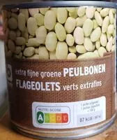 Mängden socker i Flageolets verts extrafins