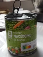 Mängden socker i Macédoine de légumes