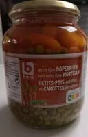 Mängden socker i Petits pois et carottes extrafins