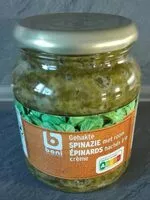 Mängden socker i Épinards hachés à la crème