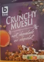 Mängden socker i Crunchy muesli au chocolat
