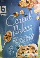 Mängden socker i Cereal flakes au chocolat noir