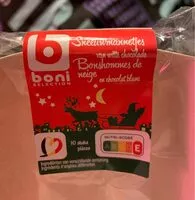 Mängden socker i Bonshommes de neige en chocolat blanc