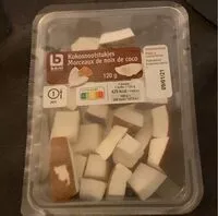 Mängden socker i Kokosnootstukjes