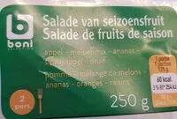 Mängden socker i Salade de fruits de saison