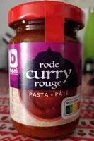 Mängden socker i Pâte Curry rouge