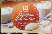 Mängden socker i Riz au lait