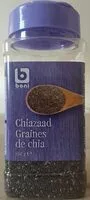 Mängden socker i Graines de chia