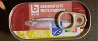 Mängden socker i Filets d’anchois