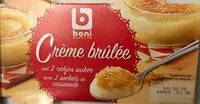 Mängden socker i Crème brûlée