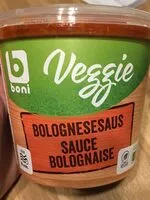 Mängden socker i Sauce bolognaise veggie