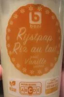 Mängden socker i Rijstpap