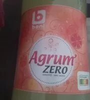 Mängden socker i Agrum' zero