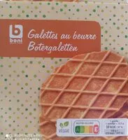 Mängden socker i Galettes au beurre