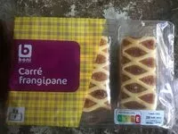 Mängden socker i Carré frangipane