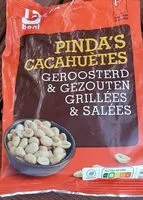 Mängden socker i Cacahuètes Pinda's