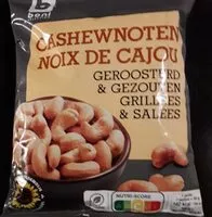 Mängden socker i Noix de cajou ( boni)