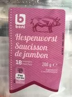 Mängden socker i Saucisson De Jambon