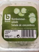 Mängden socker i Salade de concombres