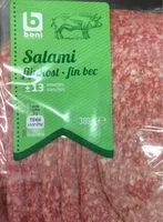 Mängden socker i Salami FinBec