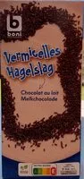 Mängden socker i Vermicelles chocolat au lait