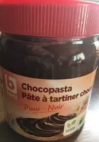 Mängden socker i Pate a taerindr choco - noir